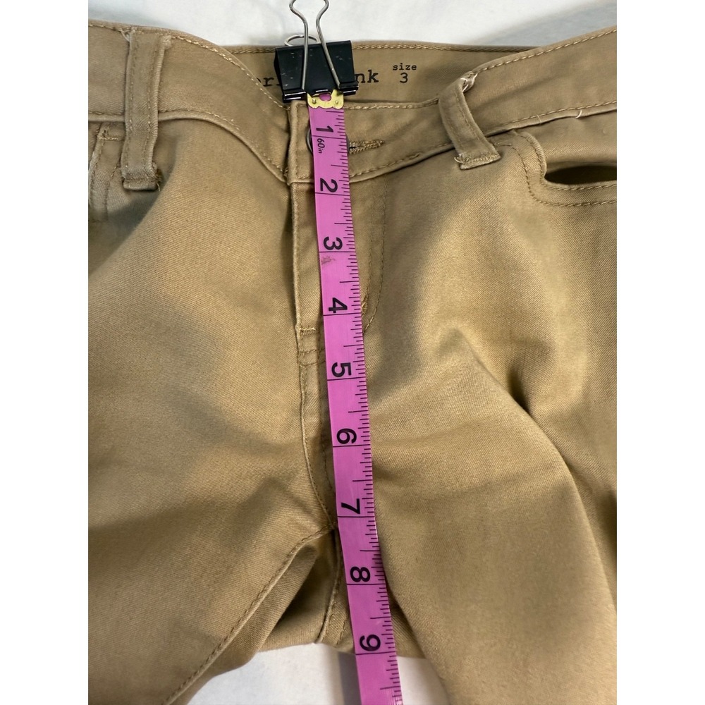 Celebrity Pink Women's Skinny Khaki Pants Size 3S Low Rise Stretch Cotton Blend - Picture 4 of 5